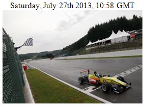 Antonio Giovinazzi wins Spa British F3 race 2013